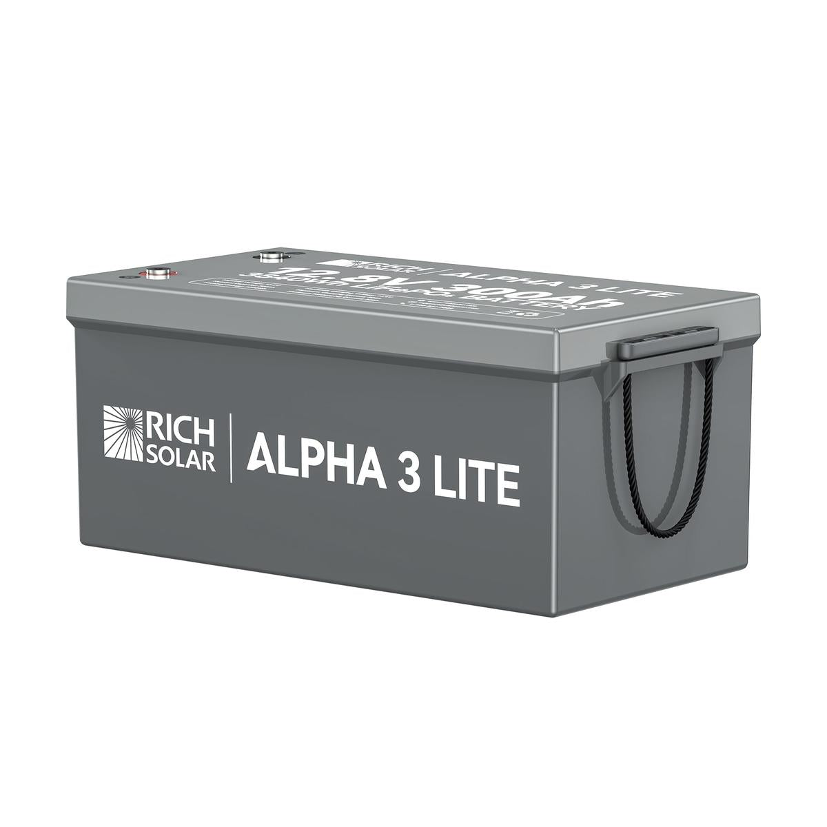 ALPHA 3 LITE | 12V 300Ah LiFePO4 Battery |12V Lithium Battery for RVs, Cabins, Off-Grid | 4,000 Lifetime Cycles-1