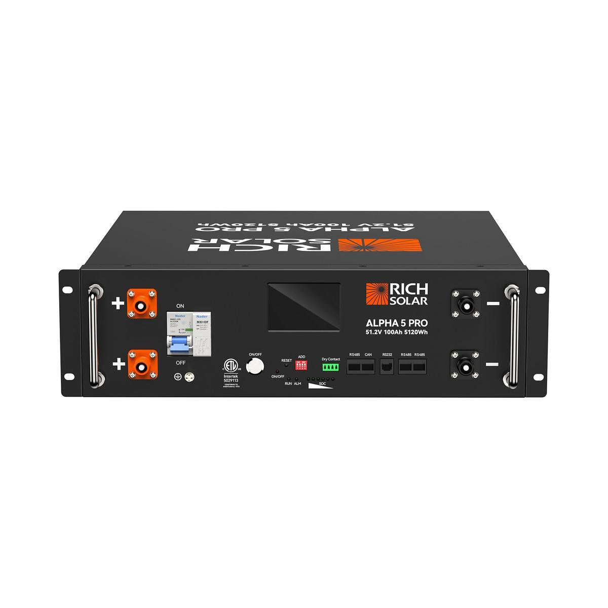 ALPHA 5 PRO | 51.2V 100Ah LiFePO4 Battery | Premium 48V Server Rack Lithium Battery for Residential, Commercial, RVs, Off-Grid | 7,000 Lifetime Cycles | 10 Year Warranty | UL1973, UL9540A Certified | BACKORDER-11