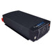 Angled view of the Samlex America NTX Series NTX-3000-12 3000 Watts 12VDC Pure Sine Inverter highlighting its compact metal body and cooling fins