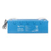 Blue lithium battery sits on a white background, showing the Victron Energy 25.6V 100Ah Smart LiFePO4 Lithium Battery-BAT524110610