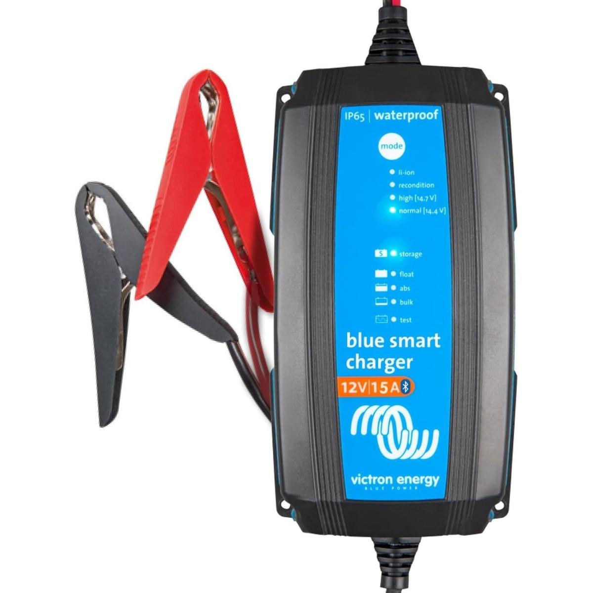 Victron Blue Smart IP65 12V Battery Charger  Waterproof, Bluetooth Connect, 5A-25A with DC Connector-6
