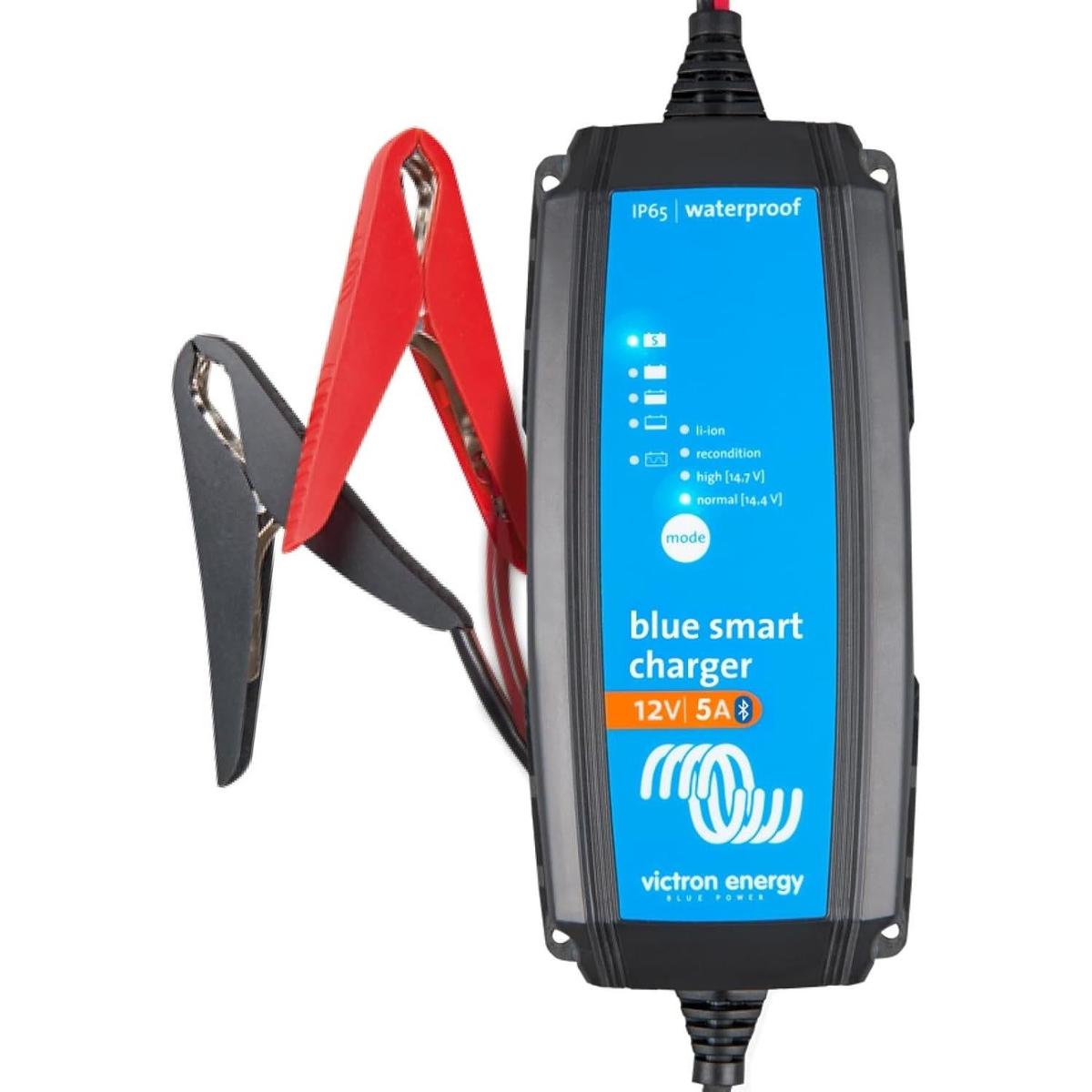 Victron Blue Smart IP65 12V Battery Charger  Waterproof, Bluetooth Connect, 5A-25A with DC Connector-22