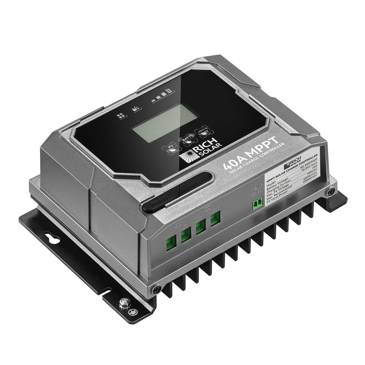 BRAVO 40 | 40 Amp MPPT Solar Charge Controller | Premium 40A 12V/24V MPPT Solar Controller for RVs, Trailers, Campers, Vans, Boats, Off-Grid | Awarded #1 Solar Controller 2025-1