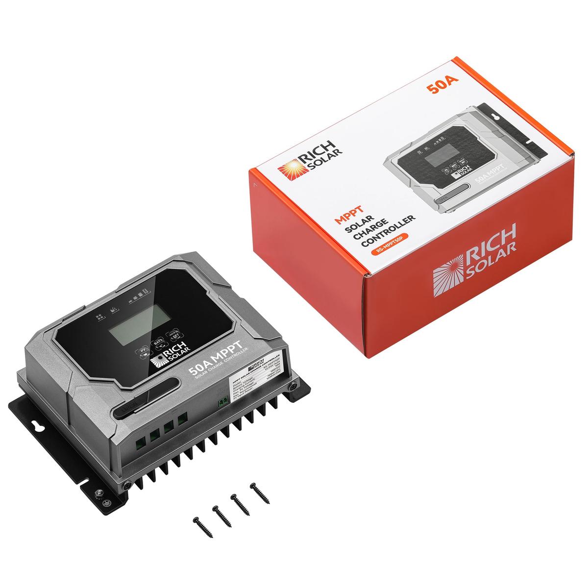 BRAVO 50 | 50 Amp MPPT Solar Charge Controller | Premier 50A 12V/24V MPPT Solar Controller for RVs, Trailers, Campers, Vans, Boats, Off-Grid | Awarded #1 Solar Controller 2025-7