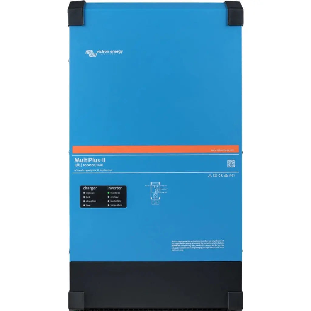 Victron MultiPlus-II 48V 10,000W Inverter/Charger [EU Model] | MUSTANG 7kWh Lithium Battery Bank 10-Year Warranty | 18 x 410W Rigid Solar Panels