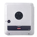 Close-up of a white wall-mounted inverter with a round vent shows Fronius Primo GEN24 Inverter-5.0kW-4,210,141,800