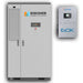 Discover Energy 209kWh LiFePO4 Outdoor C&I Energy Storage Cabinet-AES-210HV is shown beside a Sol-Ark inverter for integration
