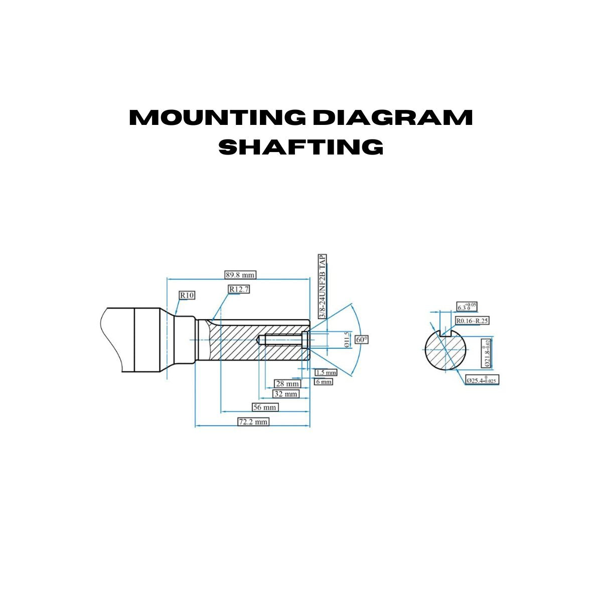 The Shafting Mounting Diagram of DuroMax XP20HP