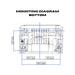 The Bottom Mounting Diagram of DuroMax XP20HPE