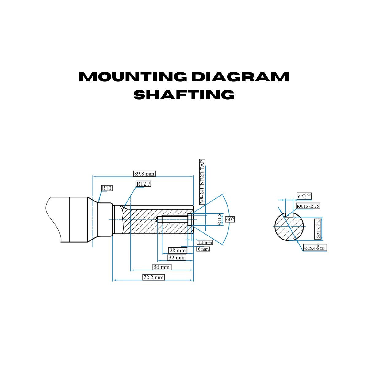 The Shafting Mounting Diagram of DuroMax XP20HPE