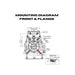The Front and Flange Mounting Diagram of DuroMax XP23HPE