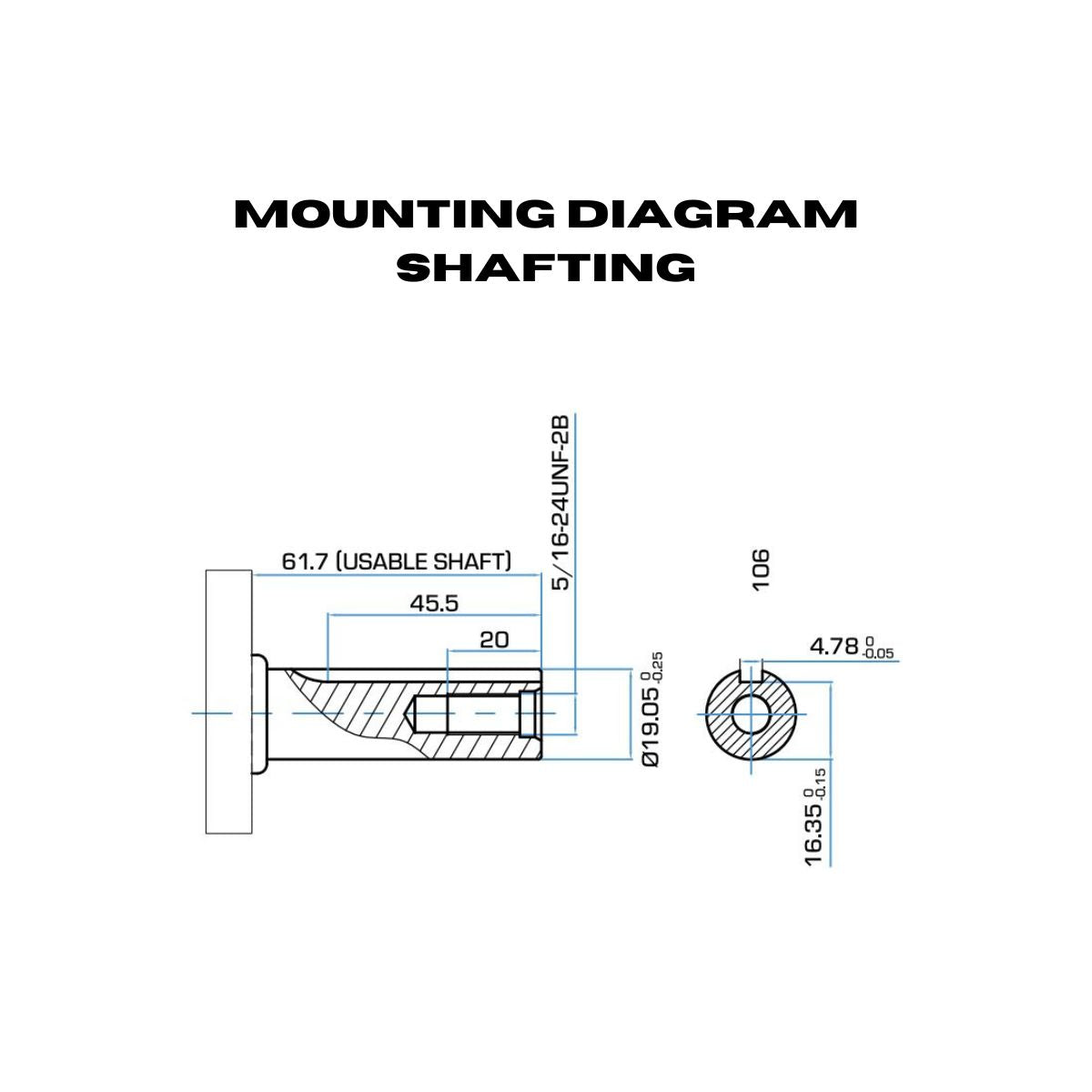 The Shafting Mounting Diagram of DuroMax XP7HP