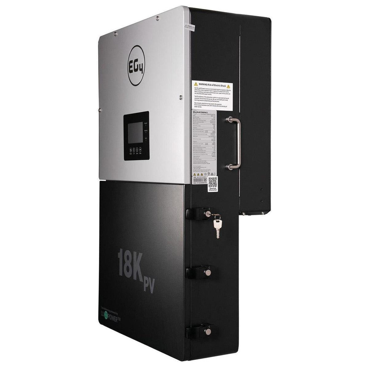 EG4 18KPV Hybrid Inverter All-In-One Solar Inverter | 18000W PV Input | 12000W Output | 48V 120/240V Split Phase | EG4-18KPV-12LV-6