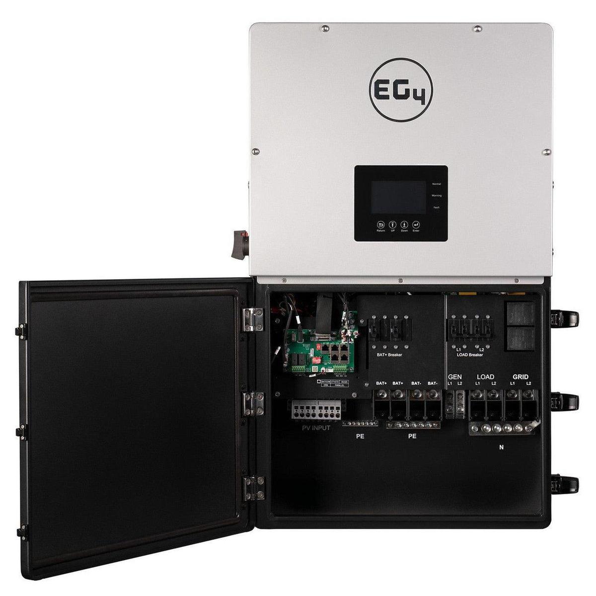 EG4 18KPV Hybrid Inverter All-In-One Solar Inverter | 18000W PV Input | 12000W Output | 48V 120/240V Split Phase | EG4-18KPV-12LV-7