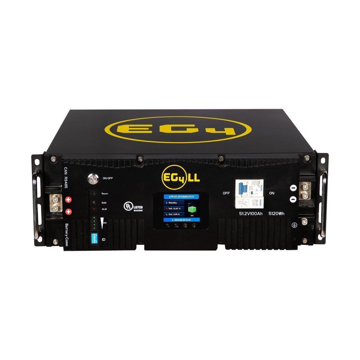 EG4 LL-S Lithium Battery | 48V 100AH | Server Rack Battery | UL1973, UL9540A | Available in 2 x 6 Unit Bundles-1