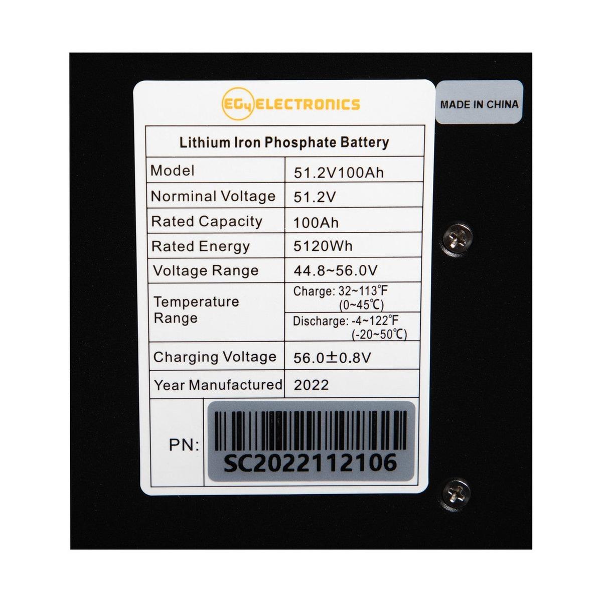 EG4 LL-S Lithium Battery | 48V 100AH | Server Rack Battery | UL1973, UL9540A | Available in 2 x 6 Unit Bundles-6