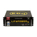 EG4 LifePower4 Lithium Battery 48V 100AH (Server Rack Battery w No Display) - EG4LIFPOW4-48 is displayed front-facing with a yellow EG4 logo on top and LiFePOWER4 text on the front