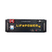 EG4 LifePower4 Lithium Battery 48V 100AH (Server Rack Battery w No Display) - EG4LIFPOW4-48 is a black rectangular battery with yellow text and front power terminals