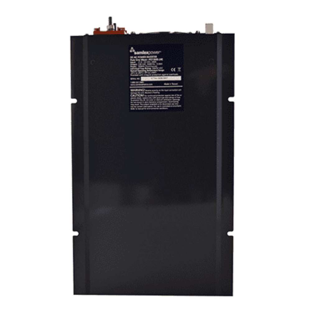Flat metal underside of the Samlex America PST Series PST-300S-24E 3000 Watts 24VDC Pure Sine Inverter - Export Version with built-in cooling fins