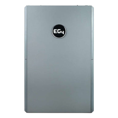 Front-facing image of EG4 PowerPro WallMount All Weather Lithium Battery 48V 280AH - EG4LIFPOW4-48V280A highlighting its modern, minimalist design