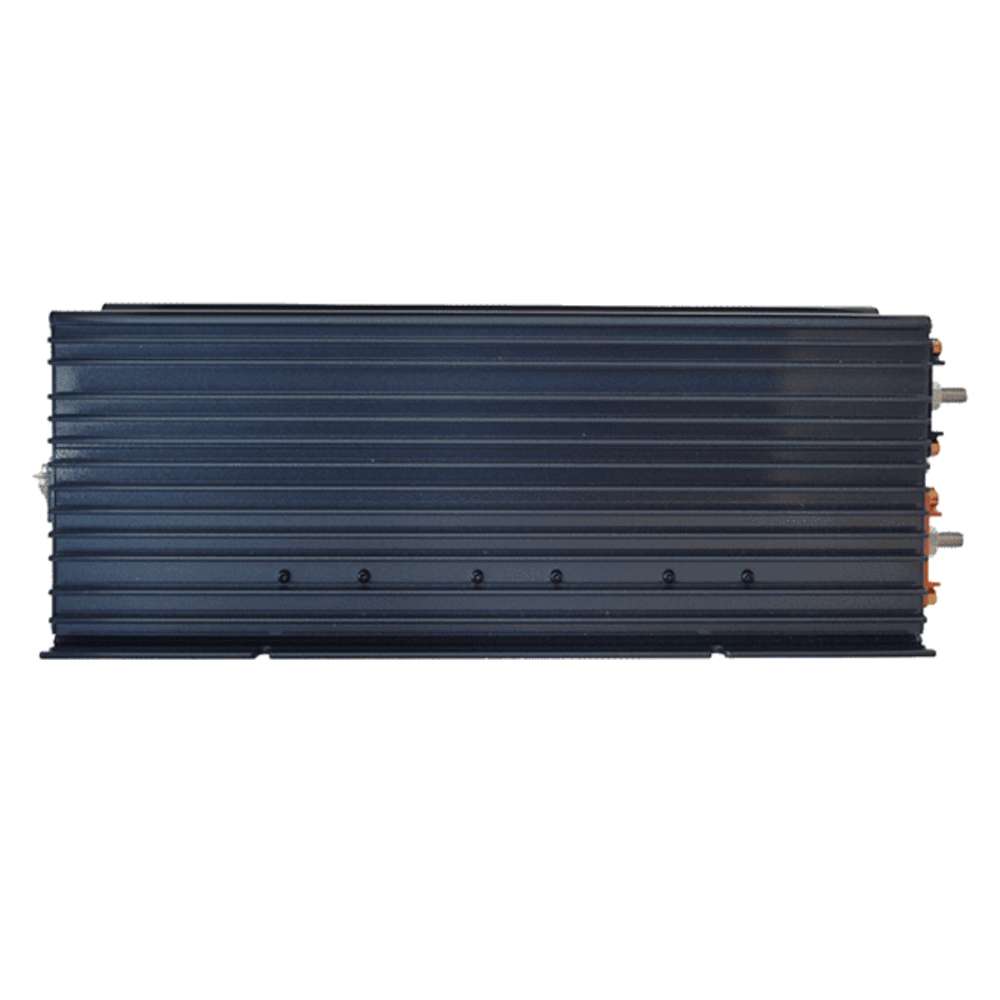 Front panel of the Samlex America PST Series PST-300S-24E 3000 Watts 24VDC Pure Sine Inverter - Export Version with a power switch, indicator lights, and a 230V outlet