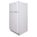 Full side view of SunStar ST-16RF-W 16 cu.ft. DC/AC Refrigerator - White highlighting its tall rectangular profile and plain side panel
