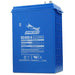 Fullriver Battery 6V 415Ah Deep-Cycle L16 AGM Battery-DC400-6 is shown from a side angle highlighting its tall blue casing and clearly printed label