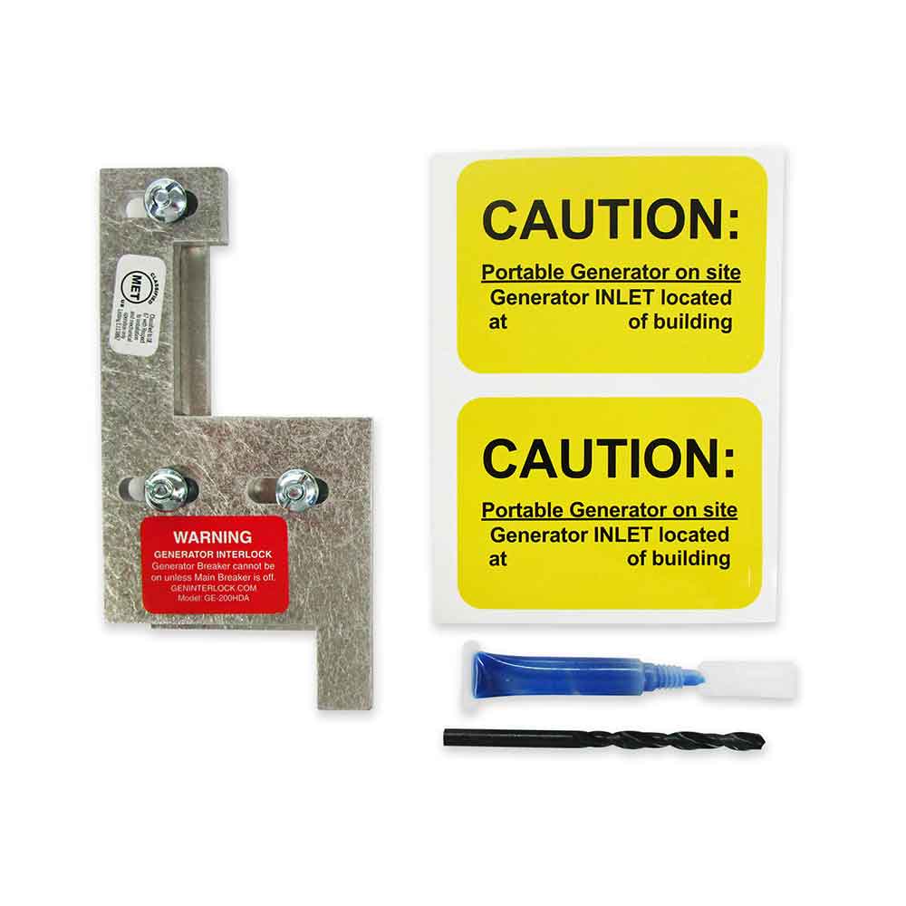 GenInterlock GE-200HDA generator interlock kit
