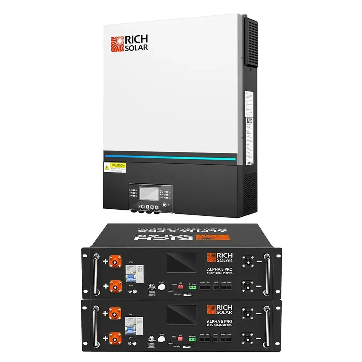 NOVA 6548 | 6500 Watt (6.5kW) 48 Volt Off-Grid Hybrid Solar Inverter | Premium 6500W 48V Hybrid Inverter for Campers, Cabins, Tiny Homes, ADUs, RVs, Off-Grid | UL Certified - RICH SOLAR