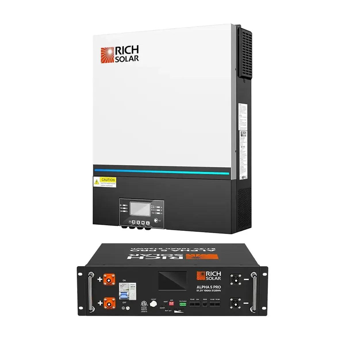 NOVA 6548 | 6500 Watt (6.5kW) 48 Volt Off-Grid Hybrid Solar Inverter | Premium 6500W 48V Hybrid Inverter for Campers, Cabins, Tiny Homes, ADUs, RVs, Off-Grid | UL Certified - RICH SOLAR