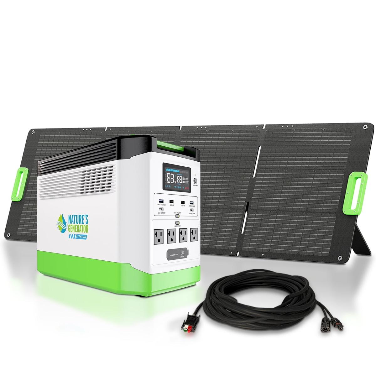 Nature's Generator Lithium 1800 Solar Generator-3