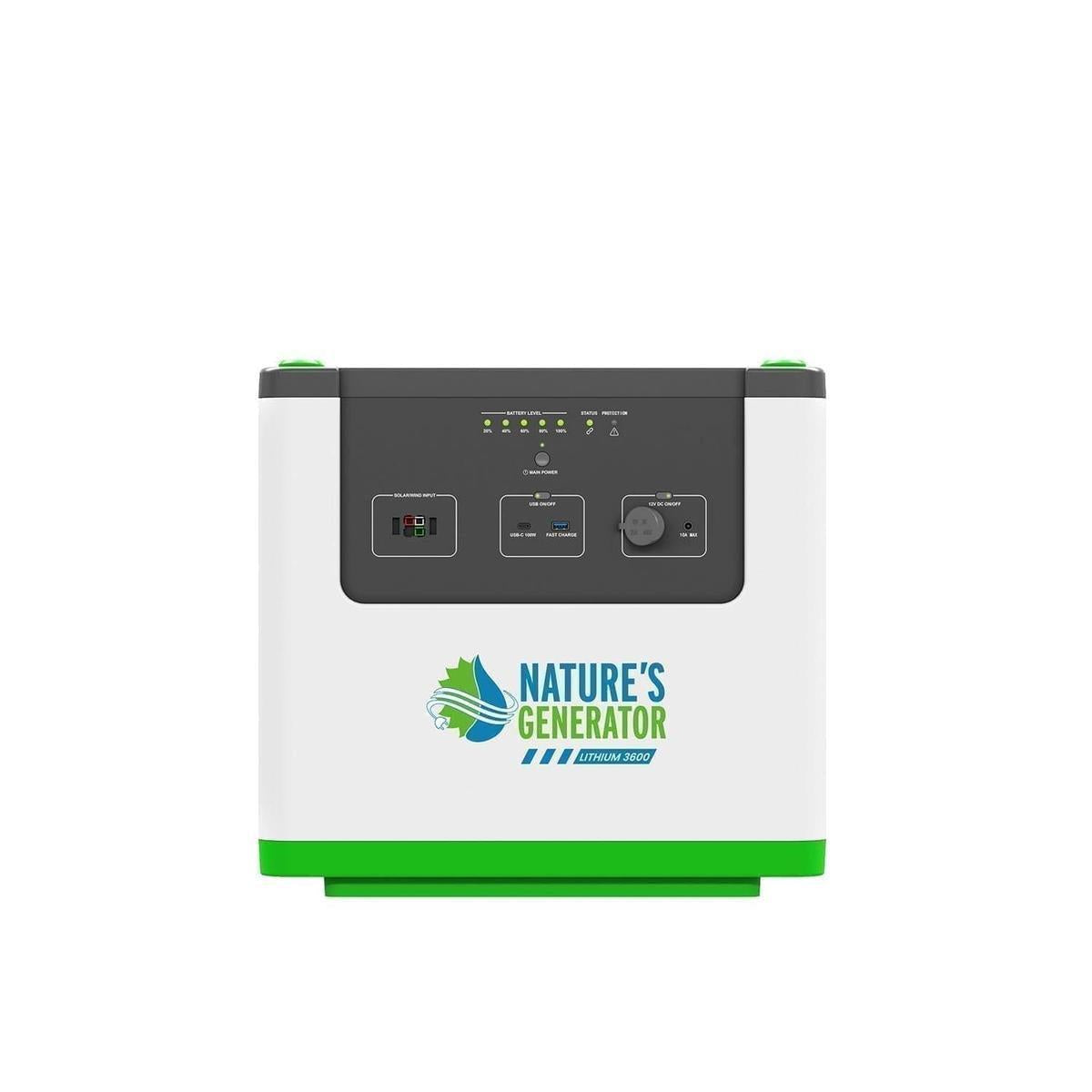 Nature's Generator Lithium 3600 Solar Generator-13