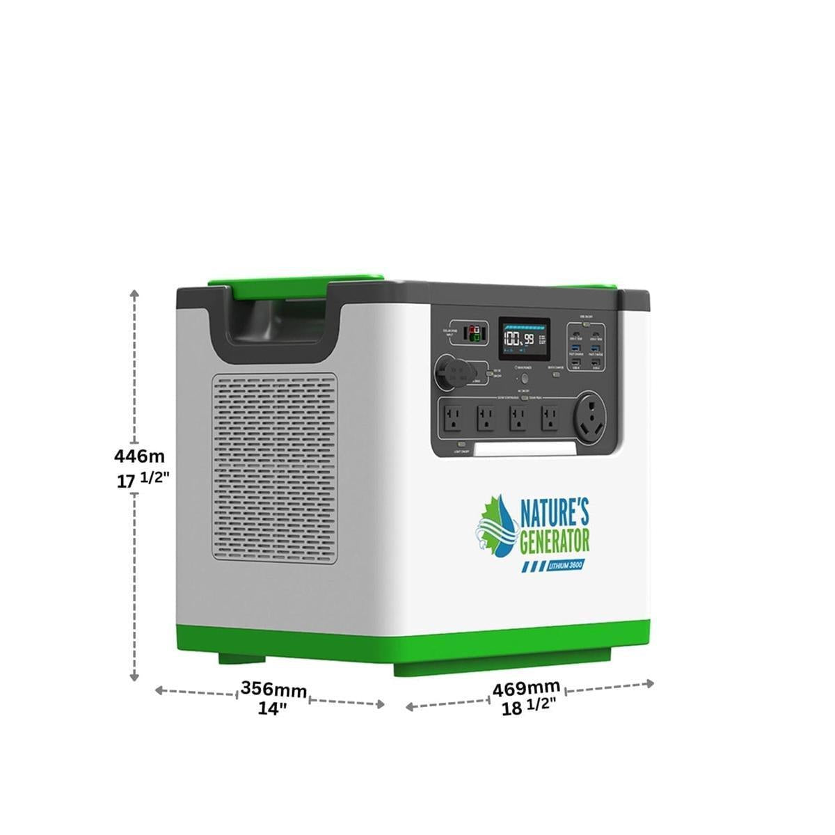 Nature's Generator Lithium 3600 Power Station-7