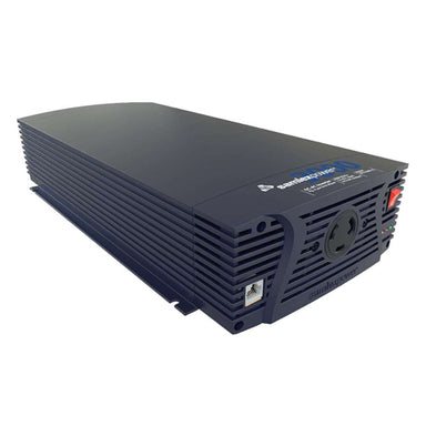 Long side profile of the Samlex America NTX Series NTX-3000-12 3000 Watts 12VDC Pure Sine Inverter with ribbed aluminum for heat control