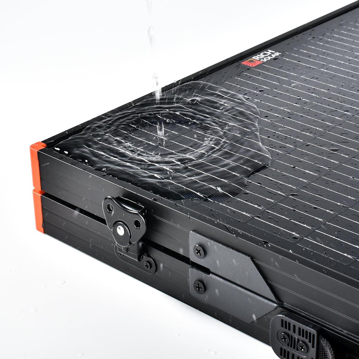MEGA 100 Portable Briefcase Solar Panel | 100 Watt Portable Solar Panel | Premier 12V Portable Solar Panel for Generators, Power Stations, Vans | High Efficiency BACKORDER-8