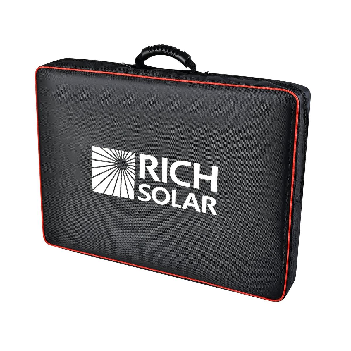 MEGA 100 Portable Briefcase Solar Panel | 100 Watt Portable Solar Panel | Premier 12V Portable Solar Panel for Generators, Power Stations, Vans | High Efficiency BACKORDER-6
