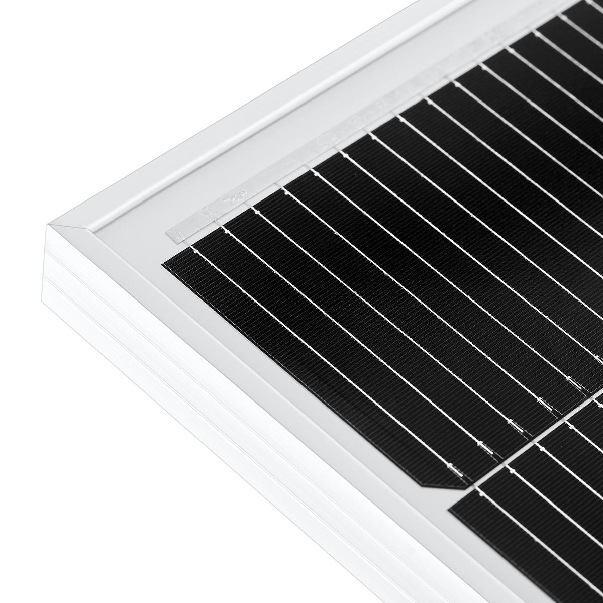 MEGA 130 SLIM | 130 Watt Slim Solar Panel | Compact 12V Narrow Panel for Vans, Campers, Boats | UL Certified-7