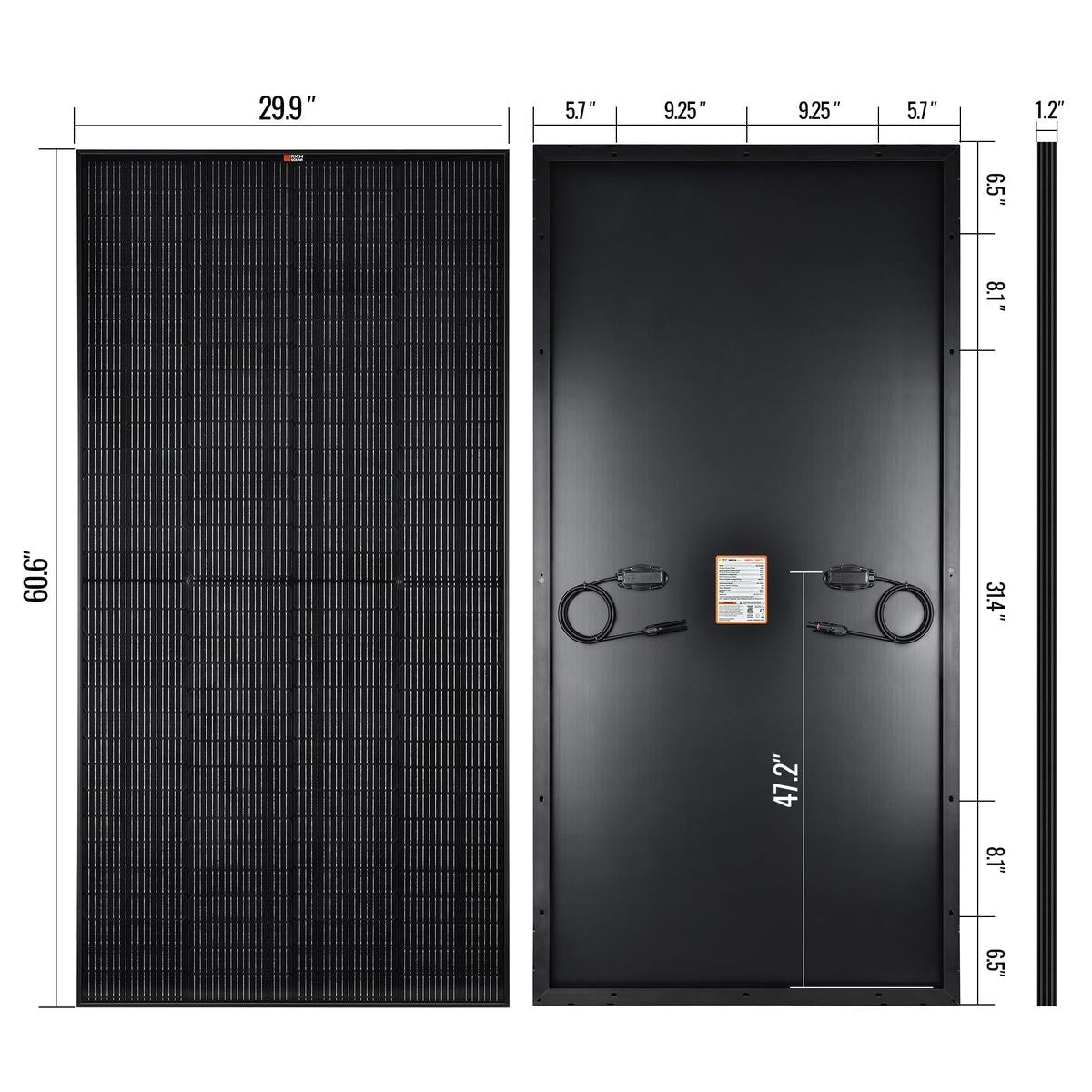 MEGA 250 PRO | 250 Watt 24 Volt Solar Panel | Premium 24V Off-Grid Solar Panel for Campers, Tiny Homes, Cabins | 25-Year Output Warranty | UL Certified-13