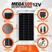 MEGA 100 | 100 Watt Solar Panel | Premier 12V Off-Grid Solar Panel for Vans, Campers, Boats | 25-Year Output Warranty | UL Certified-9