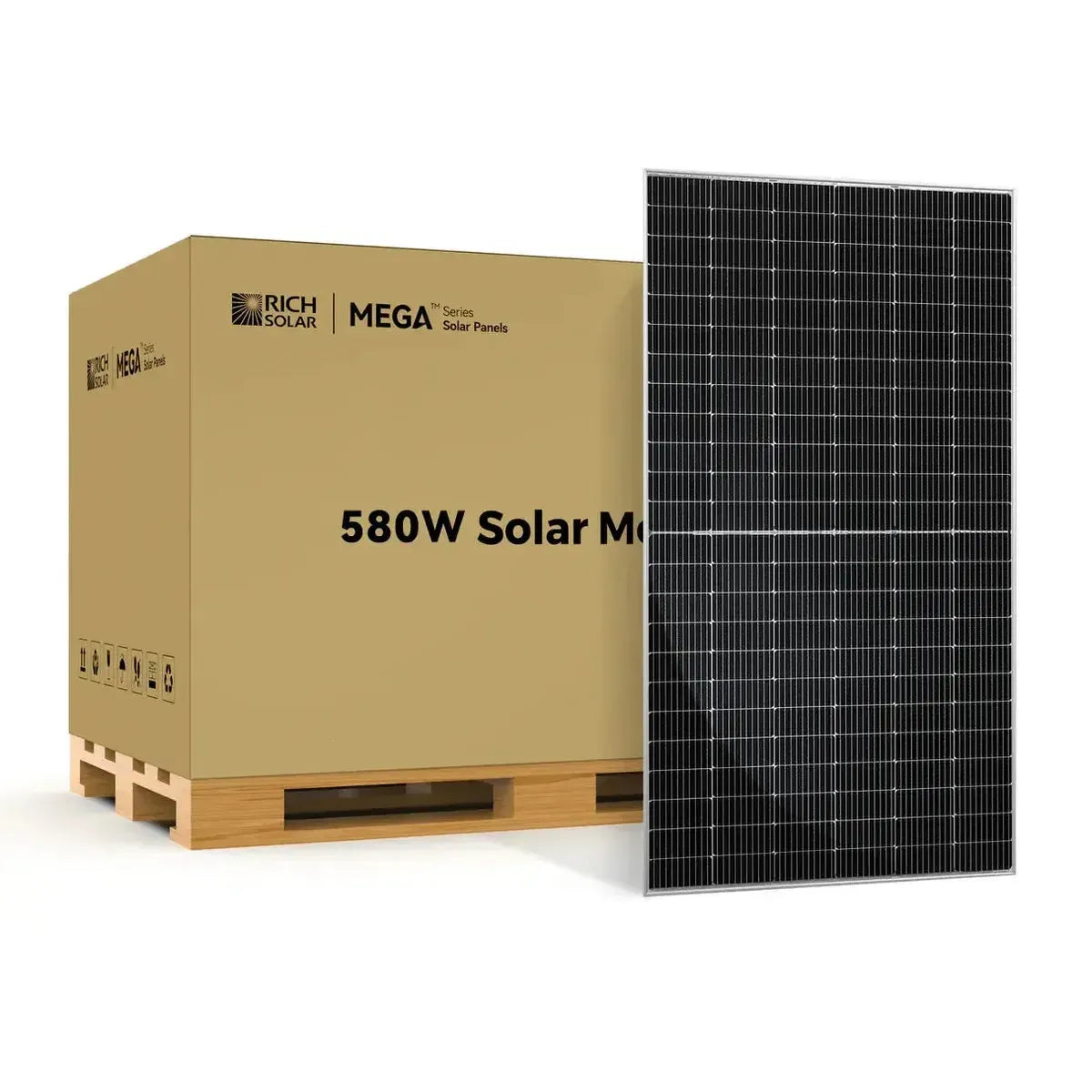MEGA 580 BIFACIAL | 580 Watt Bifacial Solar Panel | Premium Grid-tie or Off-grid Solar Panel for Residential, Commercial, Agriculture | 25-Year Output Warranty | UL Certified-2