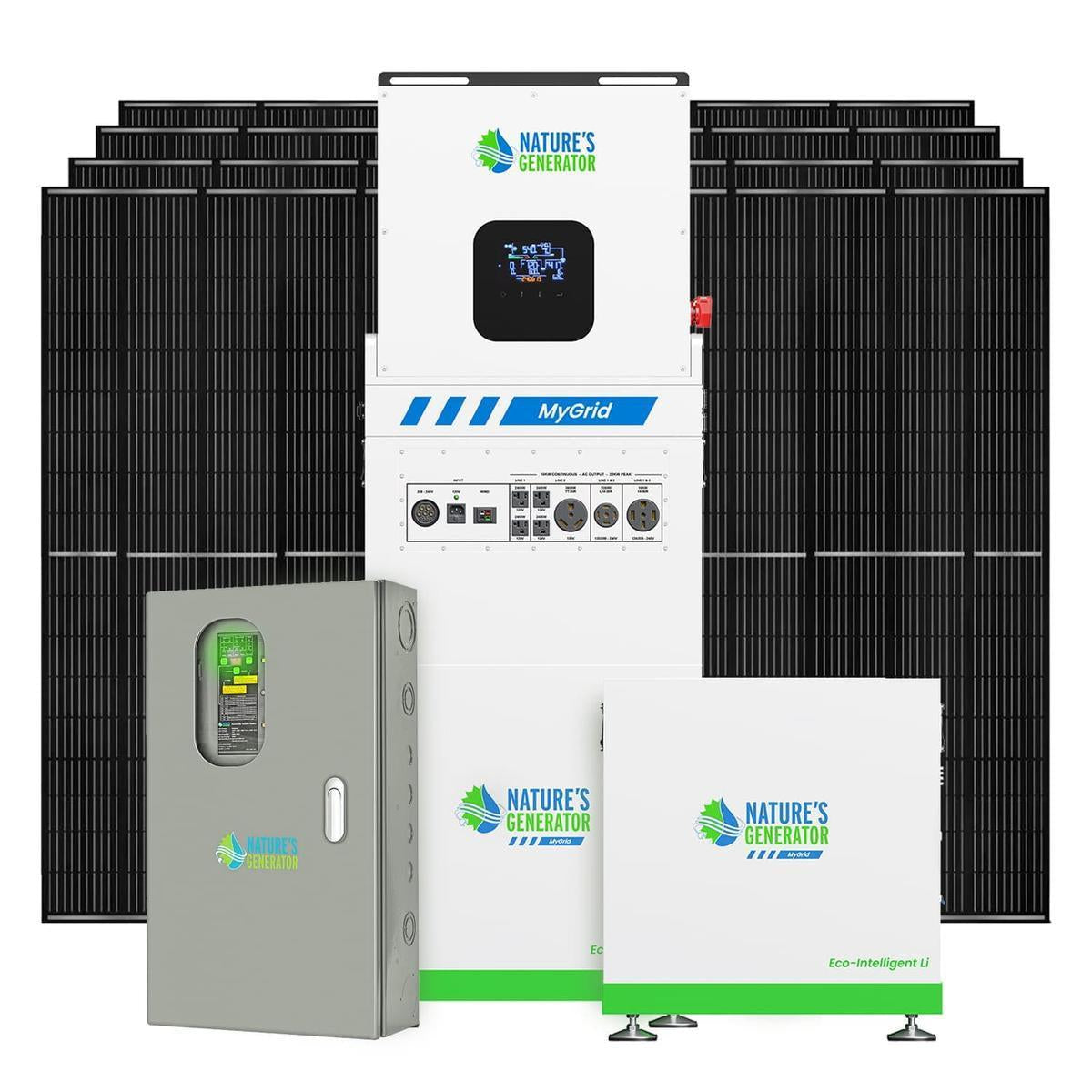 MyGrid_10K_with_Solar_Battery_8x_410WRigid_Solar_Panel_and_50A_ATS