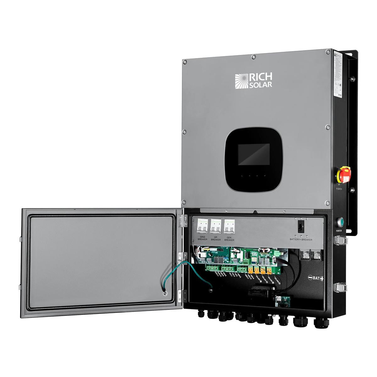 NOVA 12K | 12000 Watt 48V Split Phase Hybrid Inverter | 12000W PV Input, 10000W Continuous Output 120/240V | Premium 12000W 48V Hybrid Inverter for Cabins, ADUs, Tiny Homes, Residential, Agriculture, Off-Grid, On-Grid | UL Certified-4