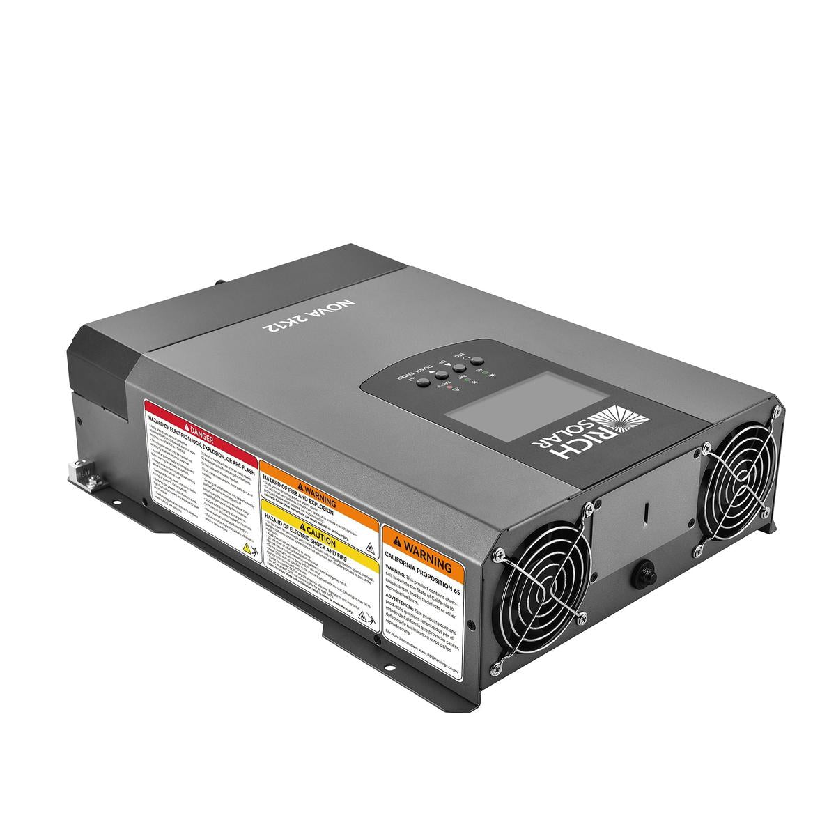 NOVA 2K12 | 2000W 12V Pure Sine Wave Inverter with Built-in Transfer Switch | UL458 Certified for RVs, Campers, Trailers, Vans-6