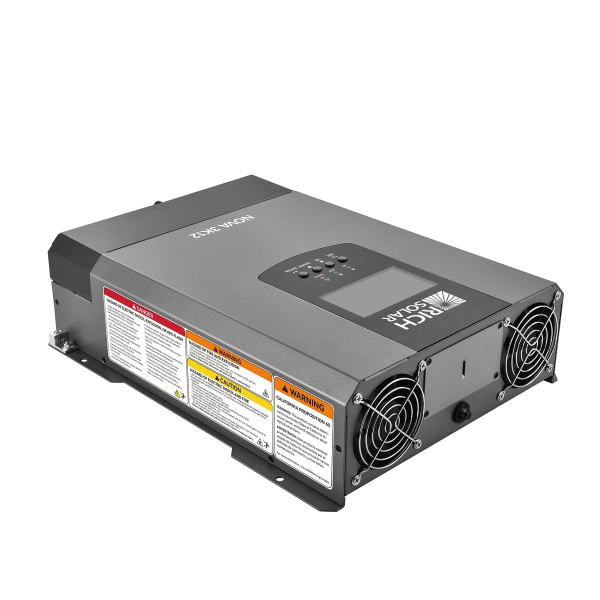 NOVA 3K12 | 3000W 12V Pure Sine Wave Inverter with Built-in Transfer Switch | UL458 Certified for RVs, Campers, Trailers, Vans-6