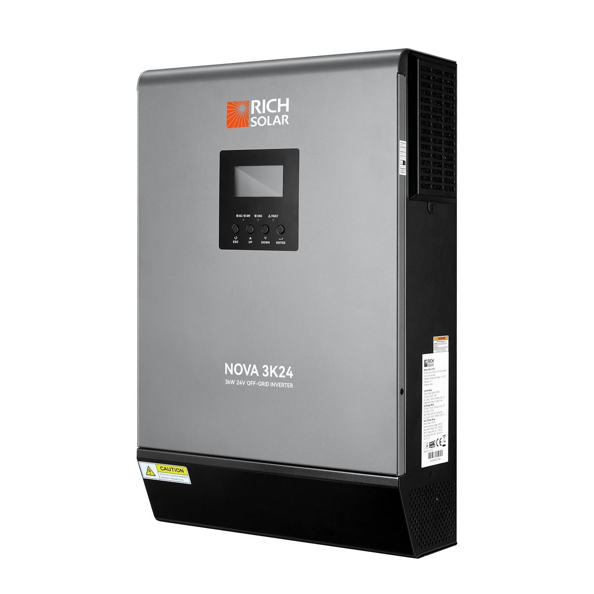 NOVA MAX 3K | 3000 Watt (3kW) 24 Volt Off-Grid Hybrid Solar Inverter | Powerful 3000W 24V Hybrid Inverter for RVs, Trailers, Campers, Vans, Trucks, Overlanders, Boats | #1 Ranked 24V Hybrid Inverter BACKORDER-11