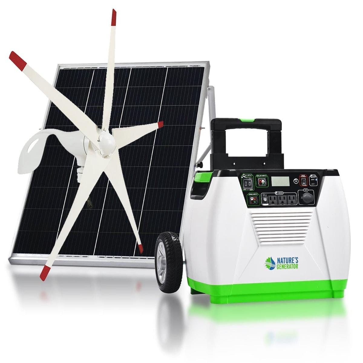 Nature's Generator Lithium 1800 Solar and Wind Generator-25