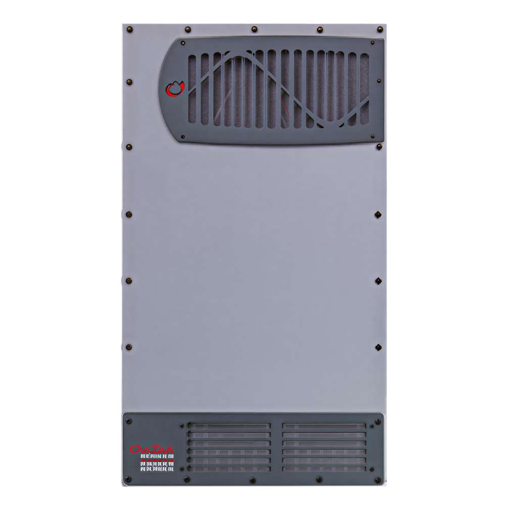 Outback Power GS4048A-AC Radian Series AC Coupling Bundle shown as a tall gray inverter with upper and lower vent panels