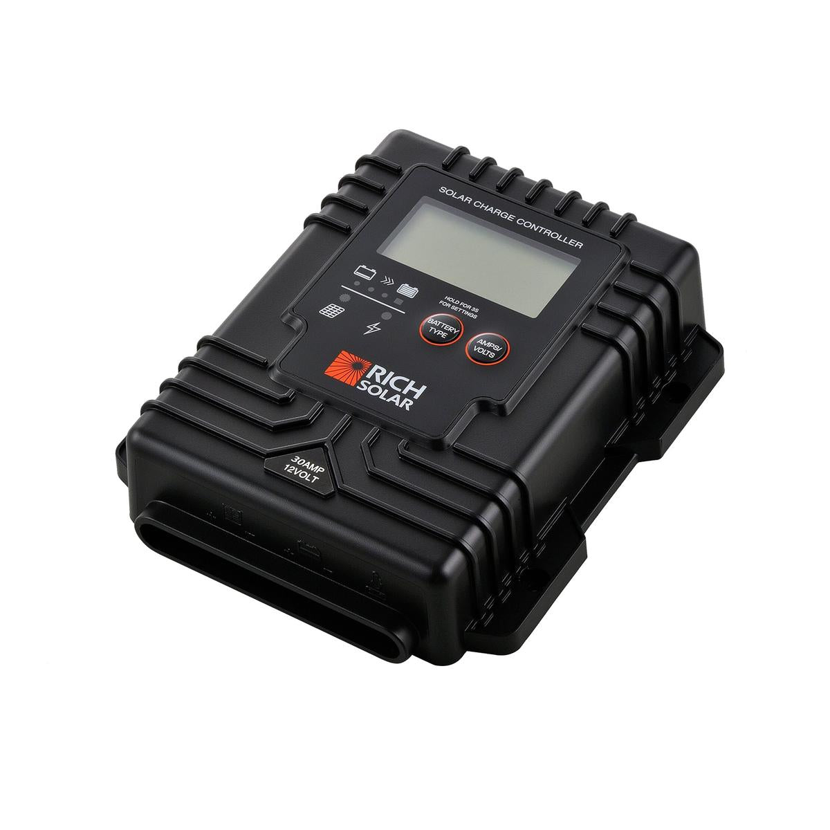 BRAVO Waterproof 30 | 30 Amp Waterproof PWM Solar Charge Controller | Waterproof 30A 12V PWM Controller for RVs, Trailers, Campers, Vans, Boats, Off-Grid | #1 Waterproof Solar Controller-1