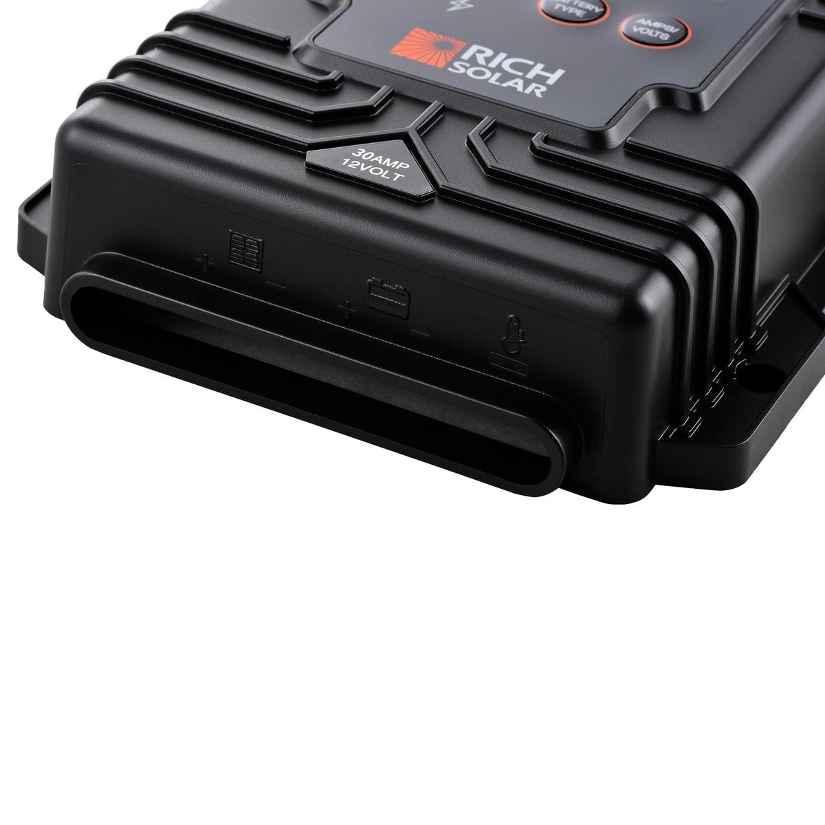 BRAVO Waterproof 30 | 30 Amp Waterproof PWM Solar Charge Controller | Waterproof 30A 12V PWM Controller for RVs, Trailers, Campers, Vans, Boats, Off-Grid | #1 Waterproof Solar Controller-2