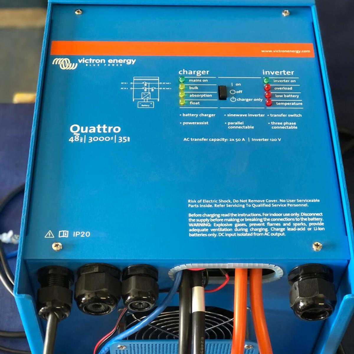 Quattro 48V Inverter Charger 3000W